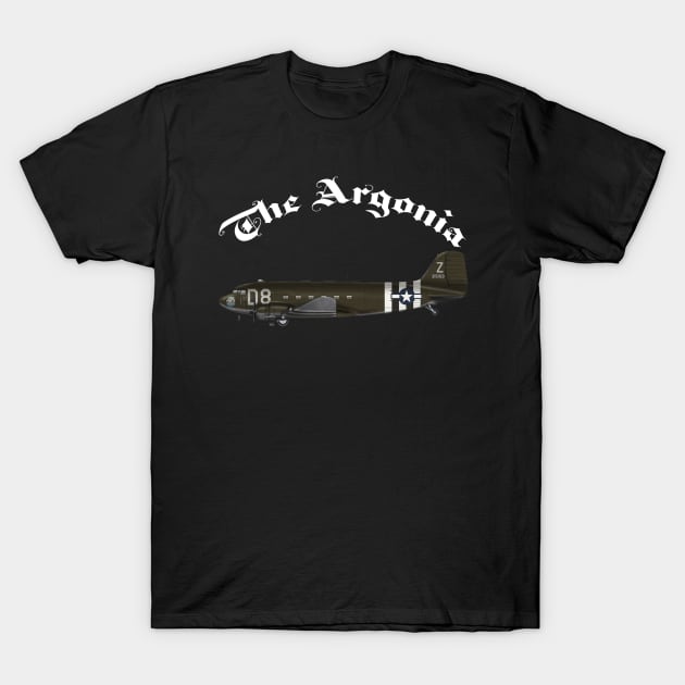 C-47 Skytrain - The Argonia T-Shirt by BearCaveDesigns